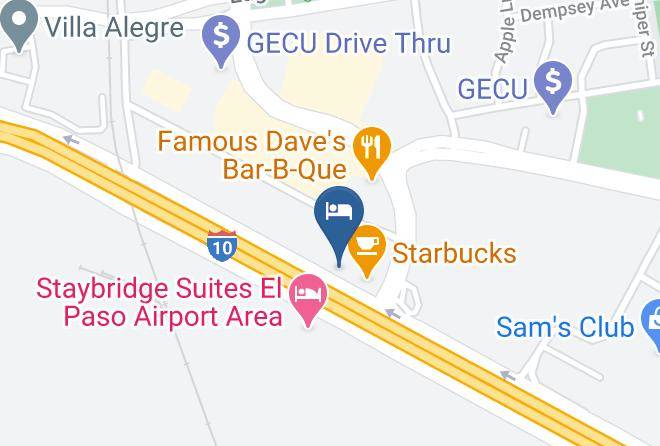 El Paso - Best Western Plus El Paso Airport Hotel & Conference Center Maps