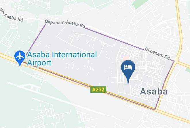 Asaba - Best Western Plus Elomaz Hotel Maps