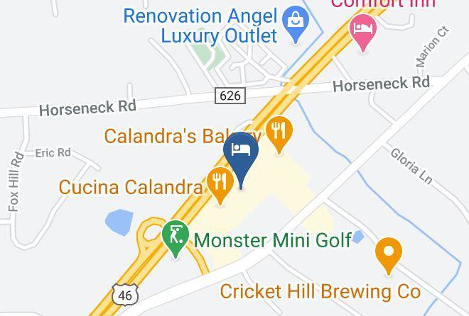 Essex - Best Western Plus Fairfield Executive Inn Maps