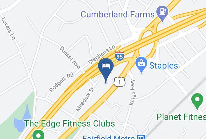 Best Western Plus Fairfield Hotel Map