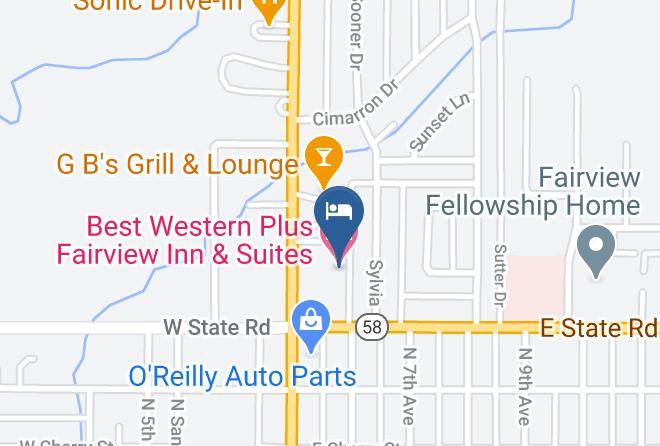 Major - Best Western Plus Fairview Inn & Suites Maps