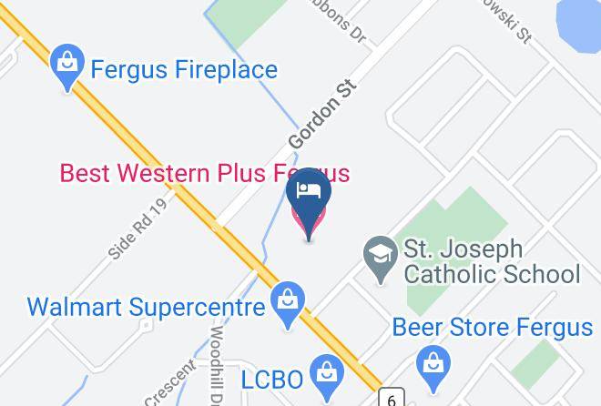 Wellington - Best Western Plus Fergus Hotel Maps