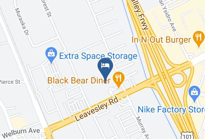 Santa Clara - Best Western Plus Forest Park Inn Maps