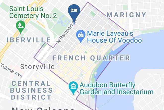 Orleans Par - Best Western Plus French Quarter Courtyard Hotel Maps
