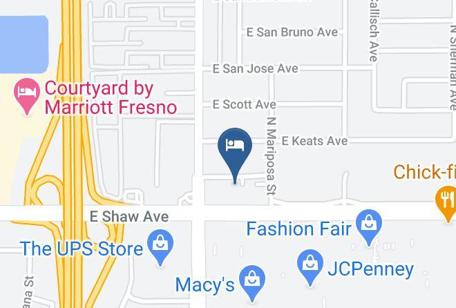 Fresno - Best Western Plus Fresno Inn Maps