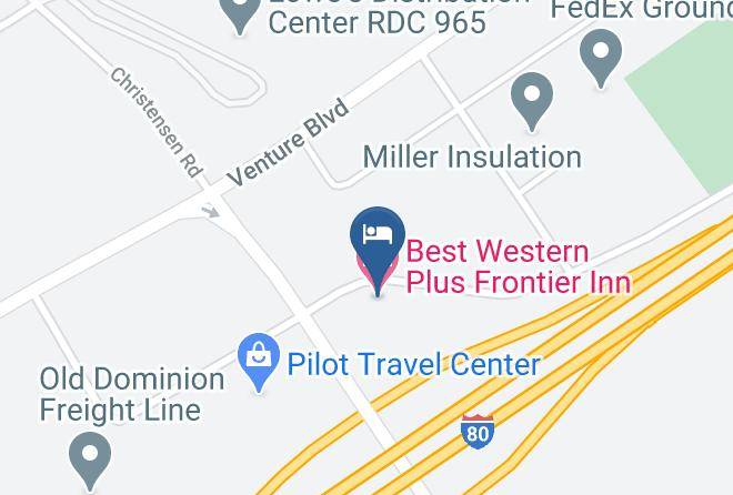 Laramie - Best Western Plus Frontier Inn Maps