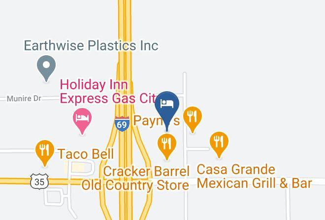 Grant - Best Western Plus Gas City Maps