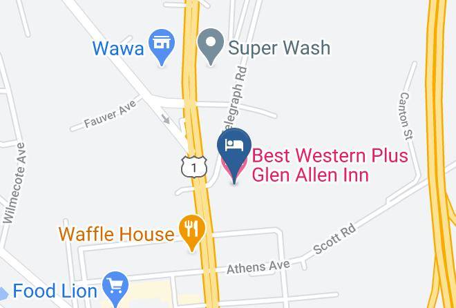 Henrico - Best Western Plus Glen Allen Inn Maps