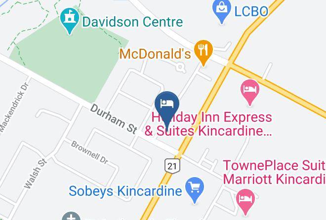 Bruce - Surestay Plus Hotel By Best Western Kincardine Maps