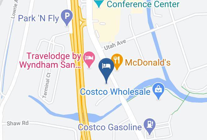 San Mateo - Best Western Plus Grosvenor Airport Hotel Maps