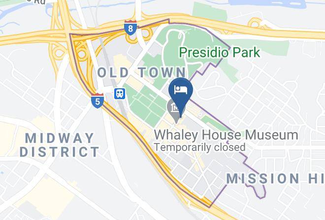 Best Western Plus Hacienda Hotel Old Town Map