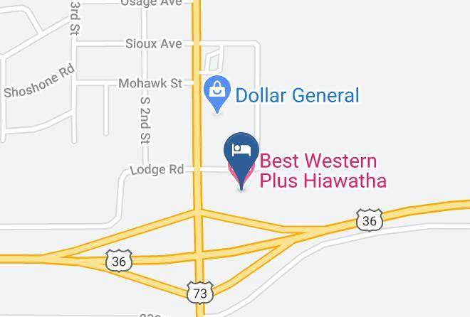 Brown - Best Western Plus Hiawatha Hotel Maps
