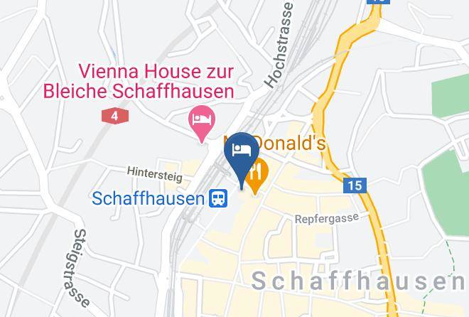 Schaffhausen - Best Western Plus Hotel Bahnhof Maps
