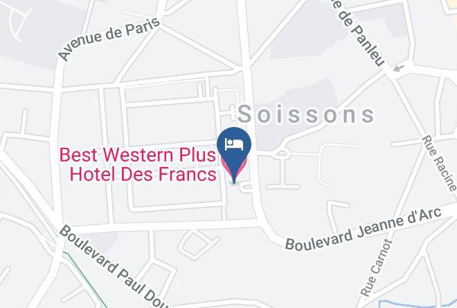 Aisne - Best Western Plus Hotel Des Francs Maps