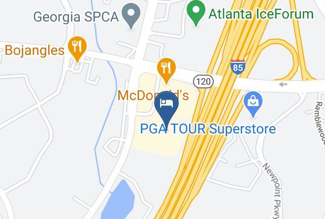 Best Western Plus Duluth Sugarloaf Map