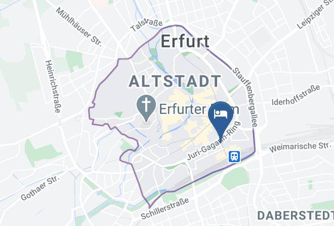 Erfurt - Best Western Plus Hotel Excelsior Maps