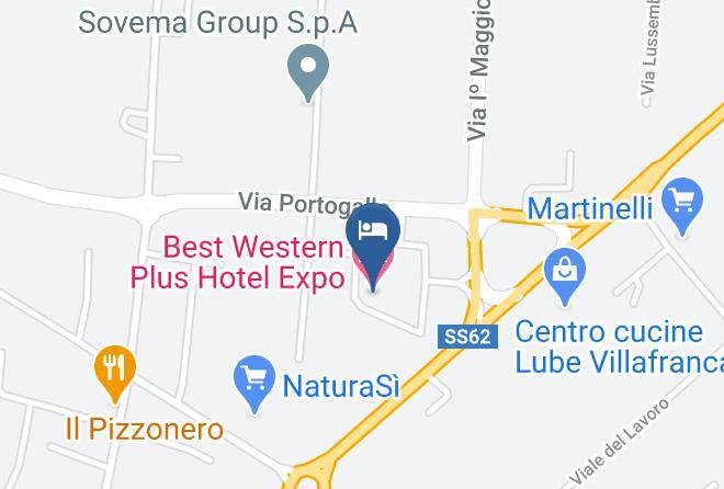 Verona - Best Western Plus Hotel Expo Maps