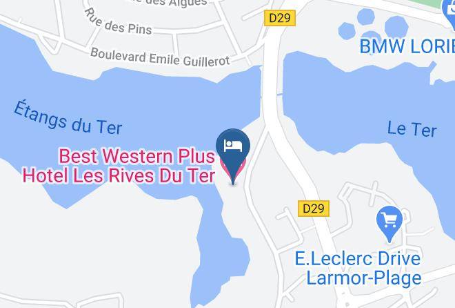 Morbihan - Best Western Plus Hotel Les Rives Du Ter Maps