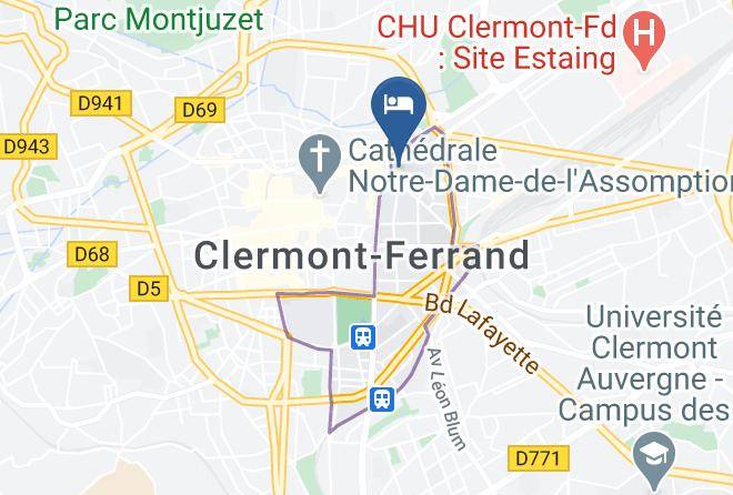 Puy De Dome - Best Western Plus Hotel Litteraire Alexandre Vialatte Maps