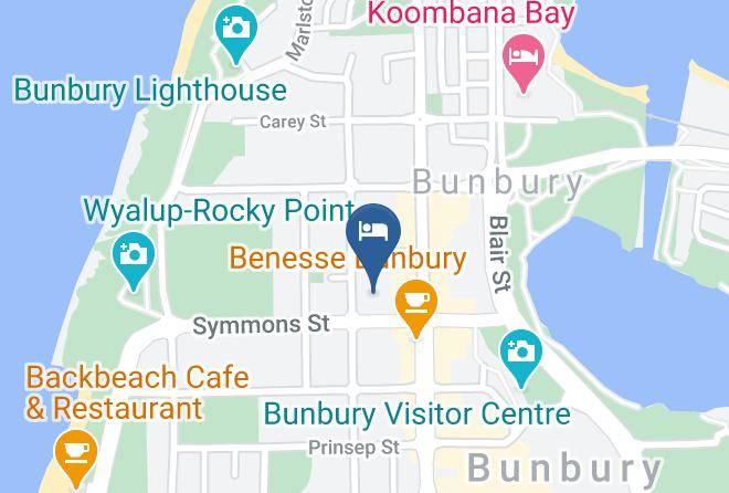 Bunbury - Best Western Plus Hotel Lord Forrest Maps