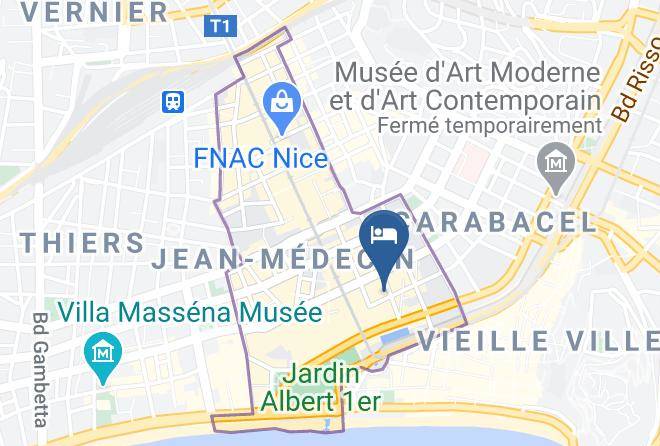 Maritime Alps - Best Western Plus Hotel Massena Nice Maps
