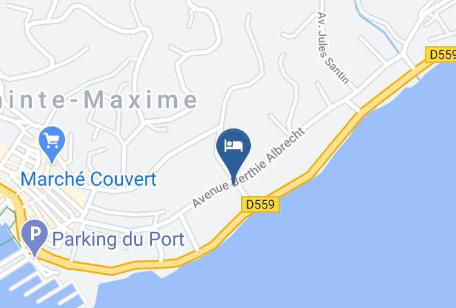 Var - Best Western Plus Hotel Montfleuri Maps
