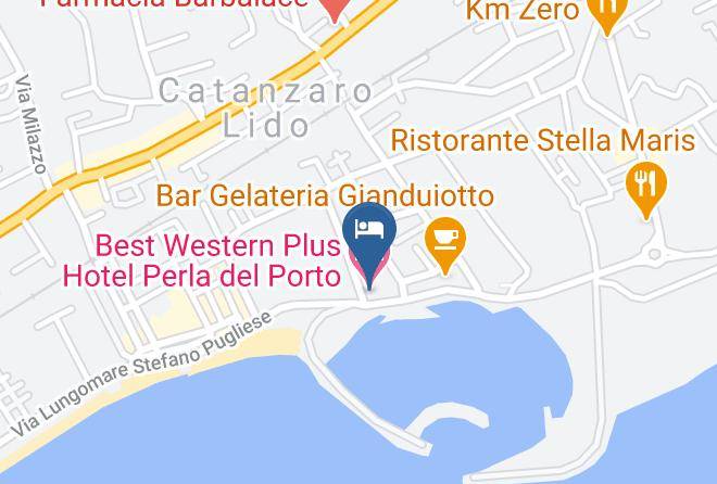 Catanzaro - Best Western Plus Hotel Perla Del Porto Maps