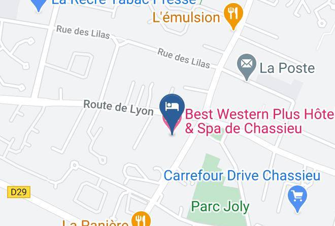 Rhone - Best Western Plus Hotel & Spa De Chassieu Maps