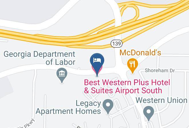 Clayton - Best Western Plus Hotel & Suites Airport South Maps
