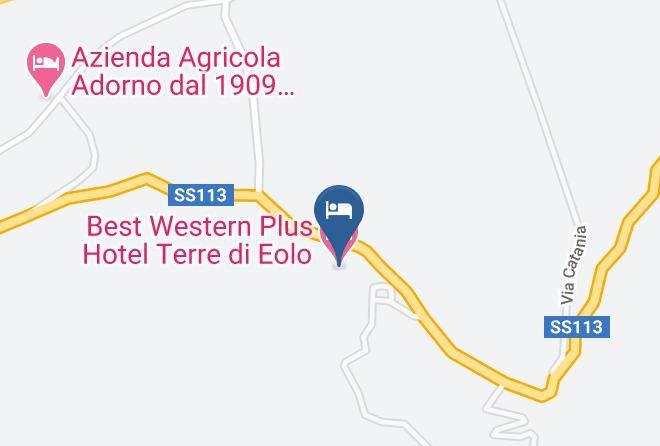 Messina - Best Western Plus Hotel Terre Di Eolo Maps