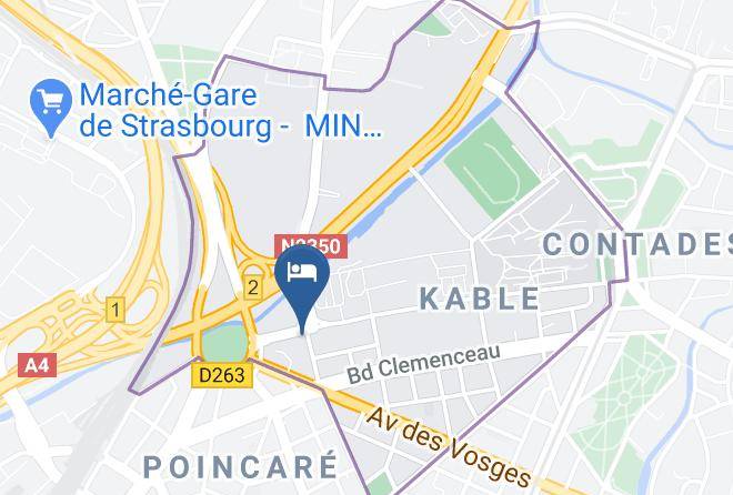 Bas Rhin - Best Western Plus Hotel Villa D'est Maps