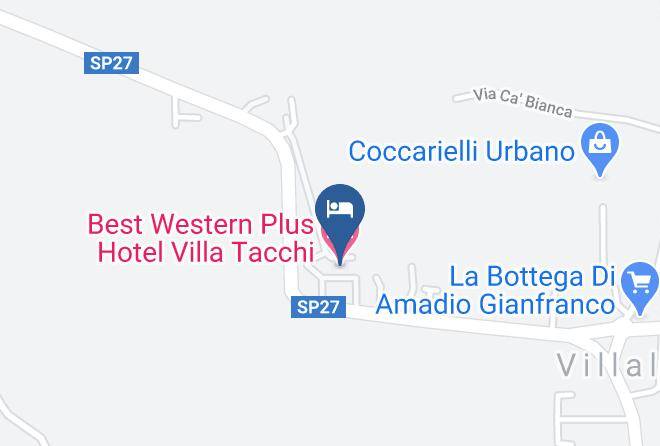 Padua - Best Western Plus Hotel Villa Tacchi Maps