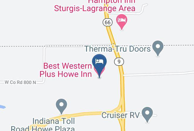 Lagrange - Best Western Plus Howe Inn Maps