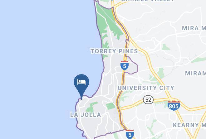 Inn By The Sea At La Jolla Map