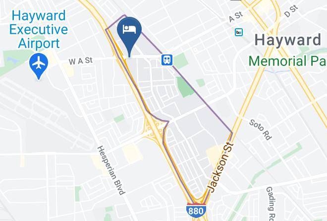 Alameda - Best Western Plus Inn Of Hayward Maps