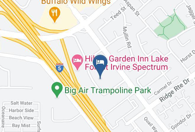 Orange - Best Western Plus Irvine Spectrum Hotel Maps