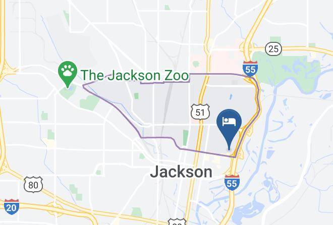Hinds - Best Western Plus Jackson Downtown Coliseum Maps