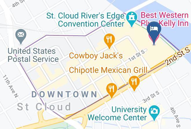 Stearns - Best Western Plus Kelly Inn Maps
