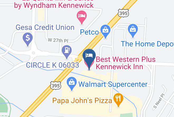 Benton - Best Western Plus Kennewick Inn Maps