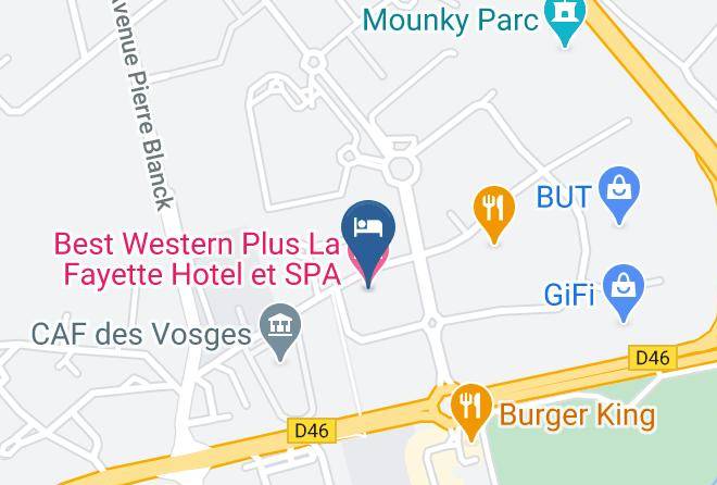 Vosges - Best Western Plus La Fayette Hotel Et Spa Maps