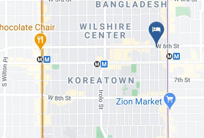 Los Angeles - Best Western Plus La Mid Town Hotel Maps