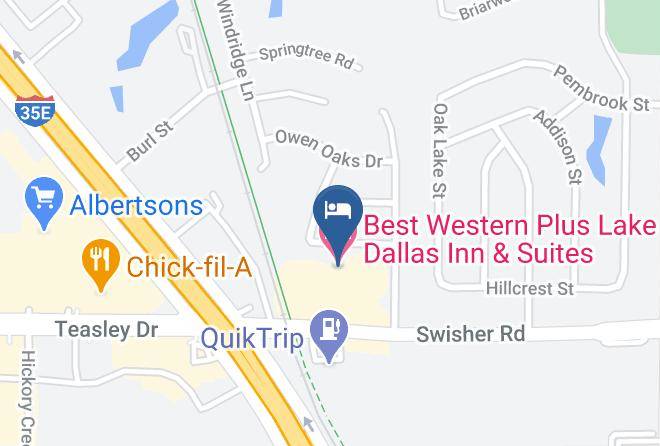 Denton - Best Western Plus Lake Dallas Inn & Suites Maps