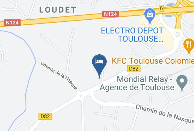 Haute Garonne - Best Western Plus Le Canard Sur Le Toit Maps