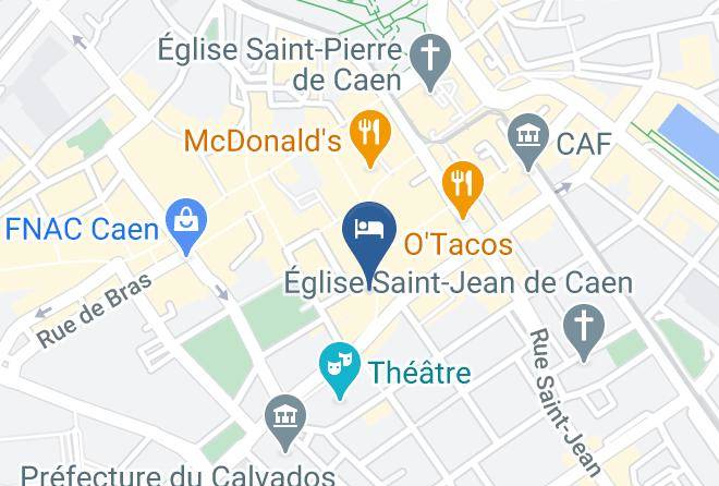 Calvados - Best Western Plus Le Moderne Maps
