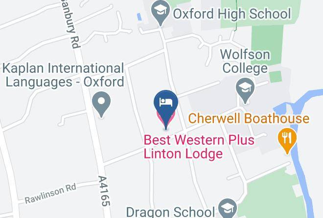 Oxon - Best Western Plus Linton Lodge Hotel Maps