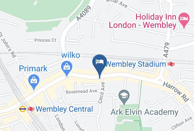 London - Best Western Plus London Wembley Hotel Maps