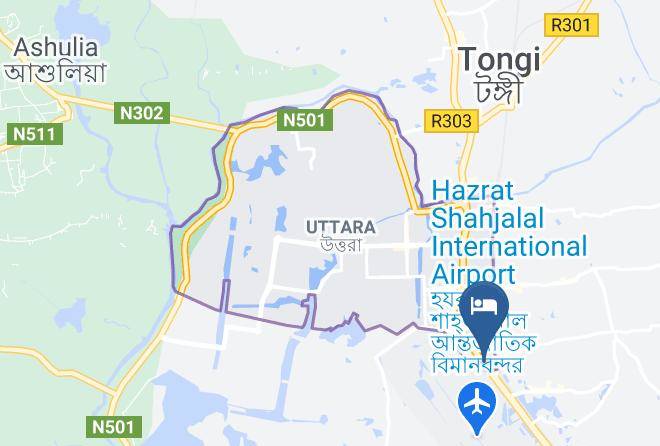 Dhaka - Best Western Plus Maple Leaf Maps