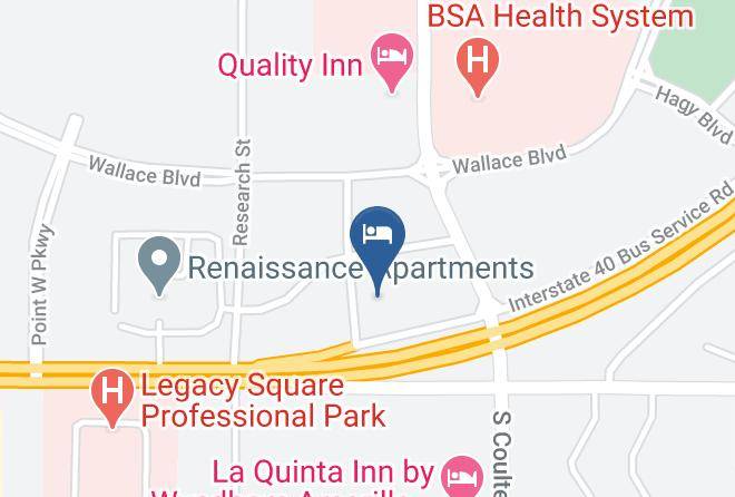 Best Western Plus Medical Center Hotel Map
