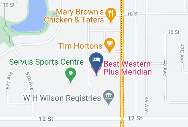 Best Western Plus Meridian Hotel Map