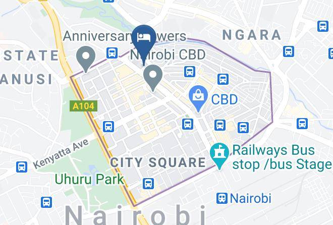 Nairobi - Best Western Plus Meridian Hotel Maps